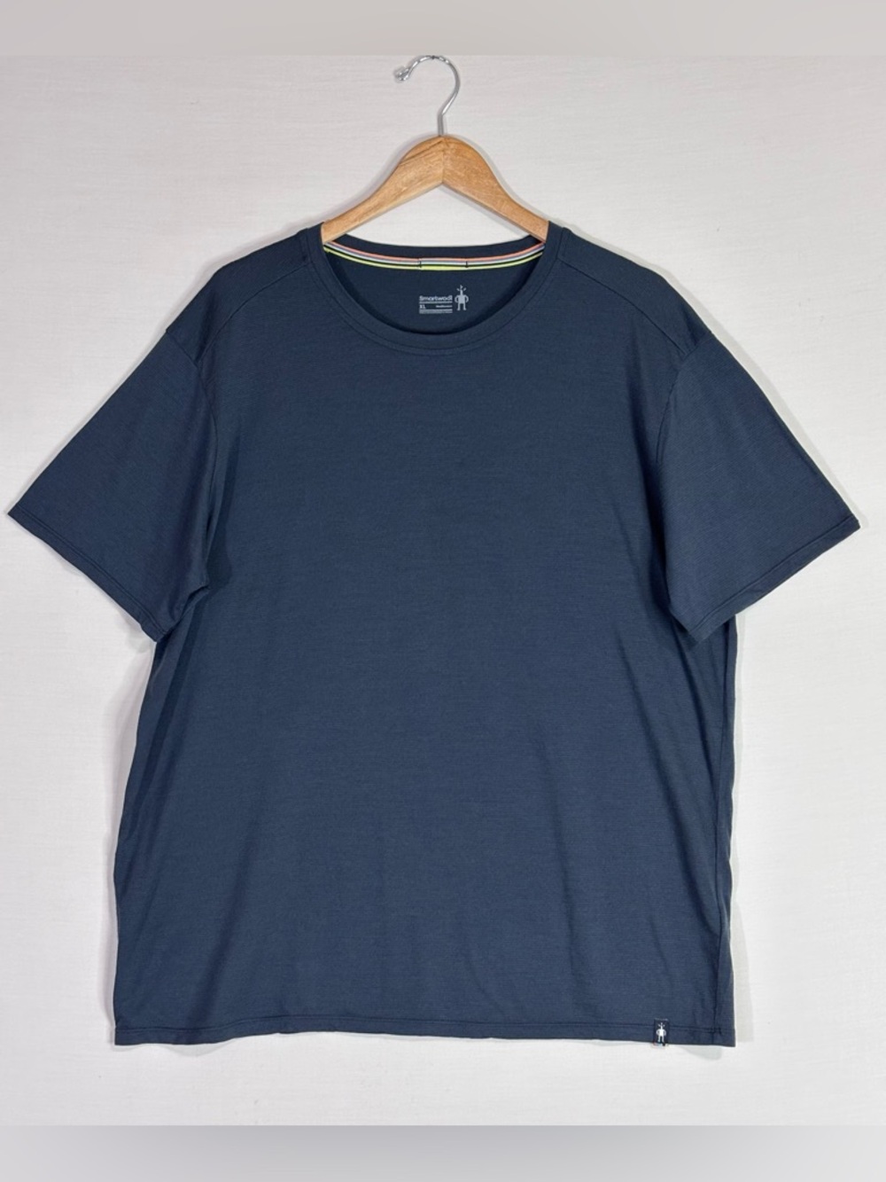 Smartwool Merino Wool Tee XL Blue Performance Shirt Lightweight Men’s